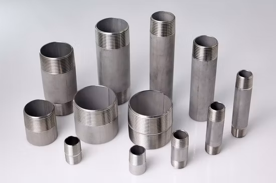 Accesorios de tubería roscados macho-hembra de acero inoxidable NPT/Bsp/DIN de 150 libras